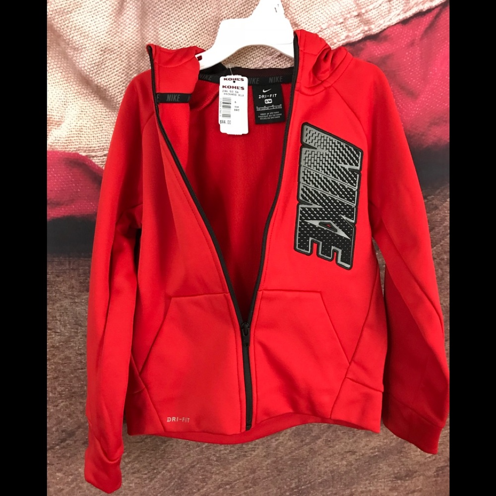 Nike Therma Dri Fit Jacket Hooded Sweatshirt 7 - Picture 5 of 8
